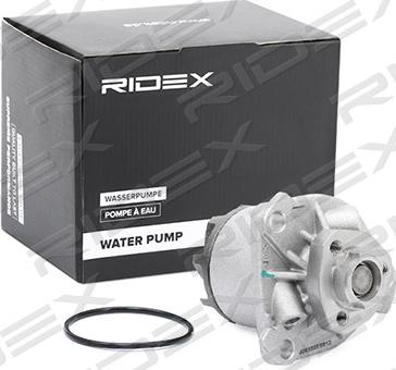 RIDEX 1260W0097 - Водяной насос autospares.lv