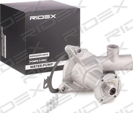 RIDEX 1260W0055 - Водяной насос autospares.lv