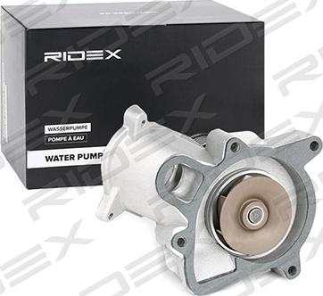 RIDEX 1260W0066 - Водяной насос autospares.lv