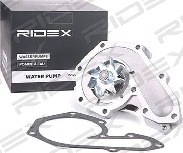 RIDEX 1260W0005 - Водяной насос autospares.lv