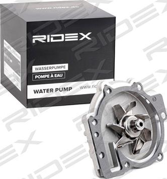 RIDEX 1260W0014 - Водяной насос autospares.lv