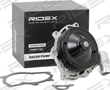 RIDEX 1260W0080 - Водяной насос autospares.lv