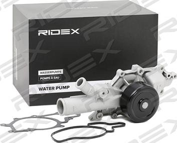 RIDEX 1260W0031 - Водяной насос autospares.lv