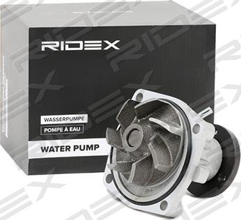 RIDEX 1260W0023 - Водяной насос autospares.lv