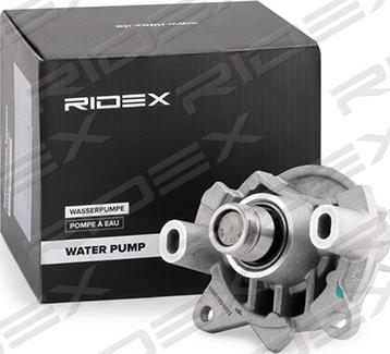 RIDEX 1260W0027 - Водяной насос autospares.lv