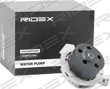 RIDEX 1260W0196 - Водяной насос autospares.lv