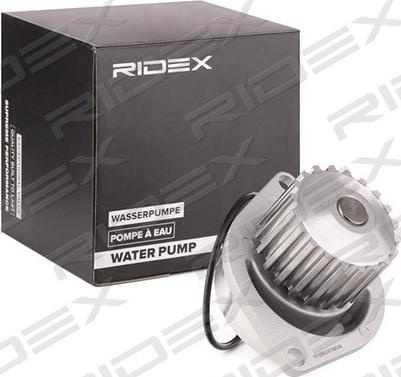 RIDEX 1260W0168 - Водяной насос autospares.lv