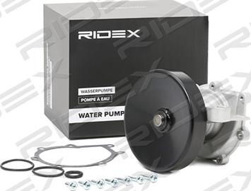 RIDEX 1260W0116 - Водяной насос autospares.lv