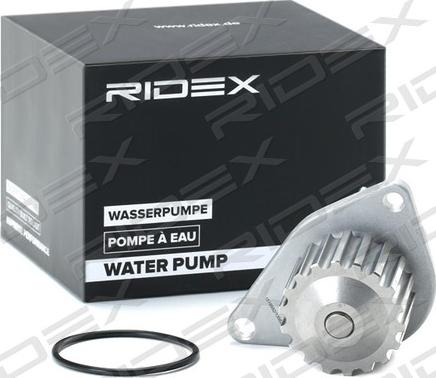 RIDEX 1260W0183 - Водяной насос autospares.lv