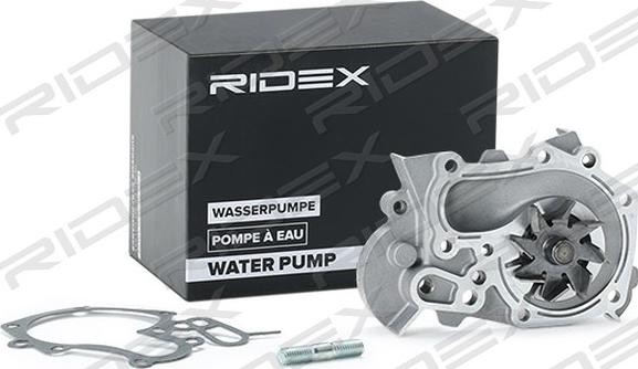 RIDEX 1260W0132 - Водяной насос autospares.lv