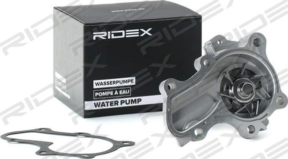 RIDEX 1260W0205 - Водяной насос autospares.lv