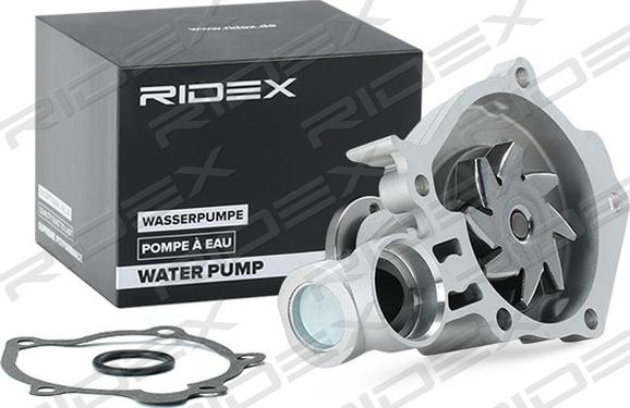 RIDEX 1260W0210 - Водяной насос autospares.lv