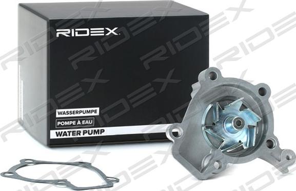 RIDEX 1260W0229 - Водяной насос autospares.lv