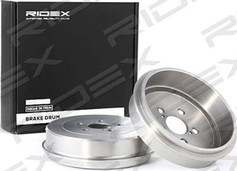 RIDEX 123B0053 - Тормозной барабан autospares.lv