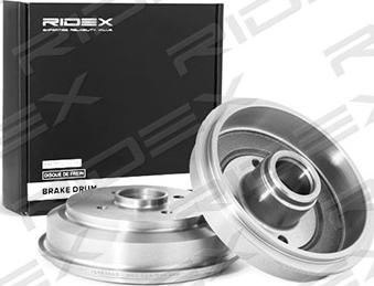 RIDEX 123B0060 - Тормозной барабан autospares.lv