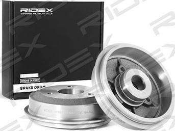 RIDEX 123B0018 - Тормозной барабан autospares.lv