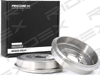 RIDEX 123B0077 - Тормозной барабан autospares.lv