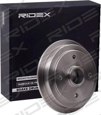 RIDEX 123B0145 - Тормозной барабан autospares.lv