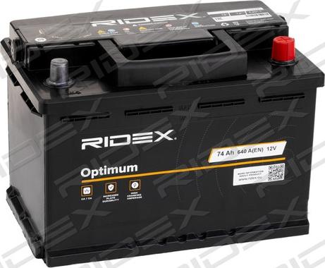 RIDEX 1S0005 - Стартерная аккумуляторная батарея, АКБ autospares.lv