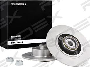 RIDEX 82B0990 - Тормозной диск autospares.lv