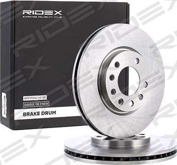 RIDEX 82B0955 - Тормозной диск autospares.lv