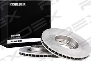 RIDEX 82B0692 - Тормозной диск autospares.lv