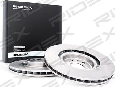 RIDEX 82B0619 - Тормозной диск autospares.lv