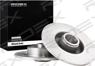RIDEX 82B0095 - Тормозной диск autospares.lv