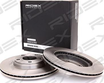 RIDEX 82B0025 - Тормозной диск autospares.lv
