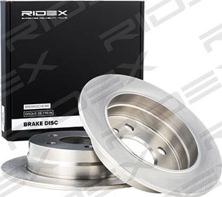 RIDEX 82B0075 - Тормозной диск autospares.lv