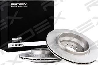 RIDEX 82B0190 - Тормозной диск autospares.lv