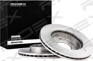 RIDEX 82B0857 - Тормозной диск autospares.lv