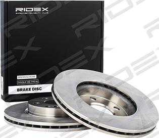 RIDEX 82B0343 - Тормозной диск autospares.lv