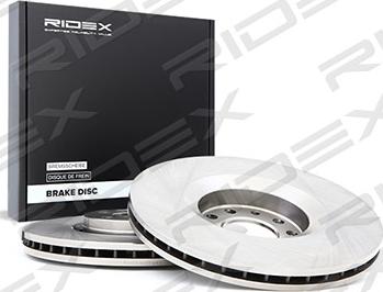 RIDEX 82B0360 - Тормозной диск autospares.lv