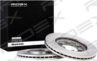 RIDEX 82B0375 - Тормозной диск autospares.lv