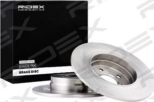 RIDEX 82B0376 - Тормозной диск autospares.lv