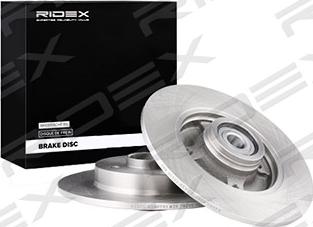 RIDEX 82B0701 - Тормозной диск autospares.lv