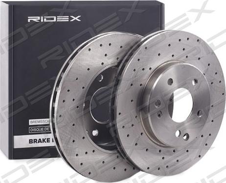 RIDEX 82B1950 - Тормозной диск autospares.lv