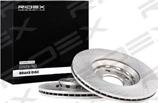 RIDEX 82B1002 - Тормозной диск autospares.lv