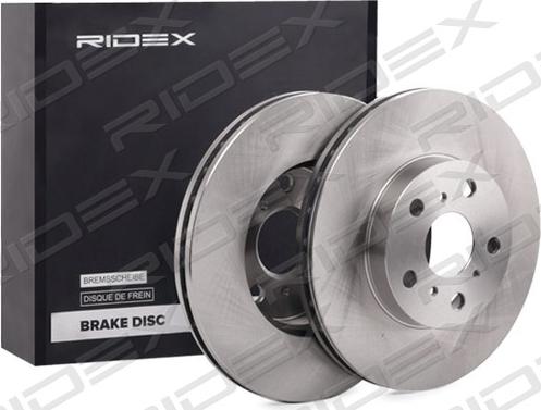 RIDEX 82B1331 - Тормозной диск autospares.lv