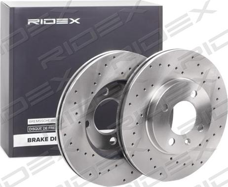 RIDEX 82B2310 - Тормозной диск autospares.lv