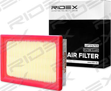 RIDEX 8A0462 - Воздушный фильтр, двигатель autospares.lv