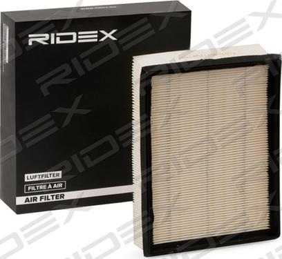 RIDEX 8A0588 - Воздушный фильтр, двигатель autospares.lv
