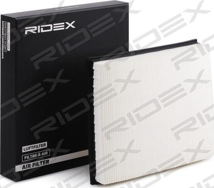 RIDEX 8A0587 - Воздушный фильтр, двигатель autospares.lv