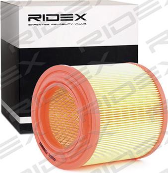 RIDEX 8A0530 - Воздушный фильтр, двигатель autospares.lv