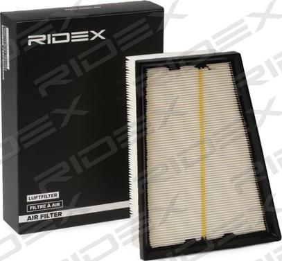 RIDEX 8A0633 - Воздушный фильтр, двигатель autospares.lv