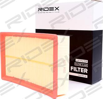 RIDEX 8A0065 - Воздушный фильтр, двигатель autospares.lv