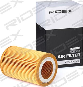 RIDEX 8A0137 - Воздушный фильтр, двигатель autospares.lv