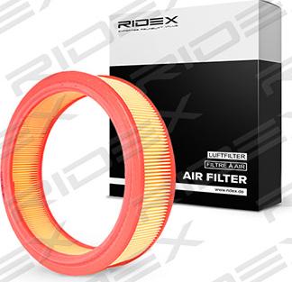 RIDEX 8A0127 - Воздушный фильтр, двигатель autospares.lv