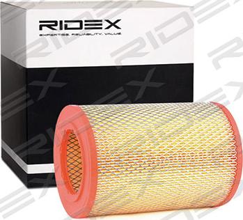 RIDEX 8A0358 - Воздушный фильтр, двигатель autospares.lv